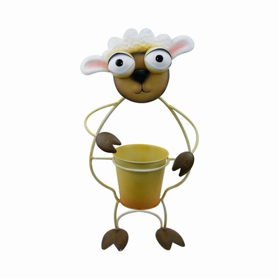 Cute animal plant pots sheep lawn ornament flower containers