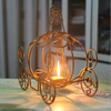Wholesale Rustic Metal Wrought Iron Pumpkin Candle Pillar Holders for Table China