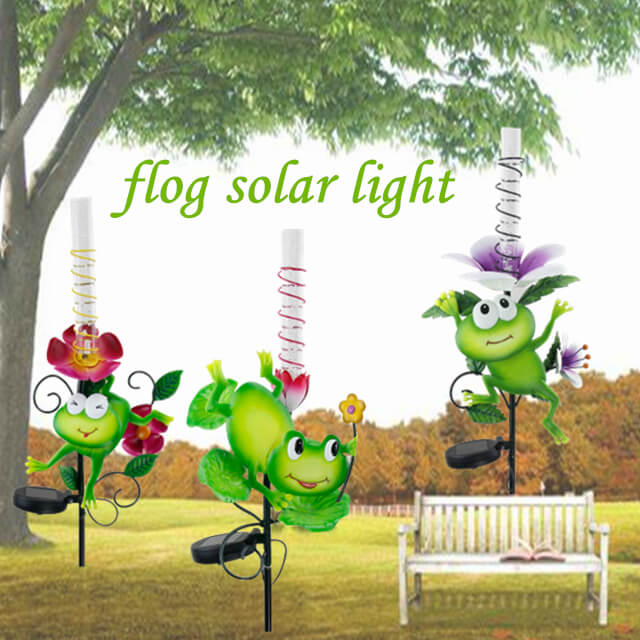 Frog Solar Lights for Garden Decoration Lawn Or Yard Ornament