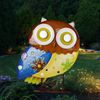 Best Solar Lights for Yard Metal Owl Garden Sculptures Solar Garden Stakes