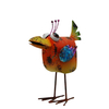 Small garden statues outdoor bird ornaments pruple color bird home accessories