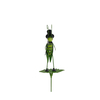 Tall garden metal iron garden stakes grasshopper singing on leaves decorative stakes