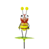 Tall and cheap yard ornament garden insect decorative coloful painting stakes