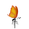 Garden wrought iron insect stakes metal butterfly house plant stakes