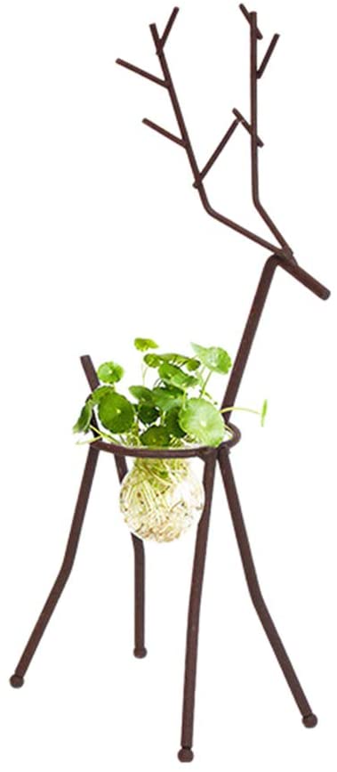 Manufacturer Luxery Wedding Decorative Nordic Metal Deer Stand Flower Planter Vase