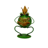 Metal garden yard art frog lawn ornaments conrete animal statue home dedcor