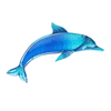 Metal Blue Dolphin Wall Hanging Decor Art for Kitchen Living Room Manufacturer